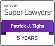 Rated by Super Lawyers Patrick J. Tighe 5 Years